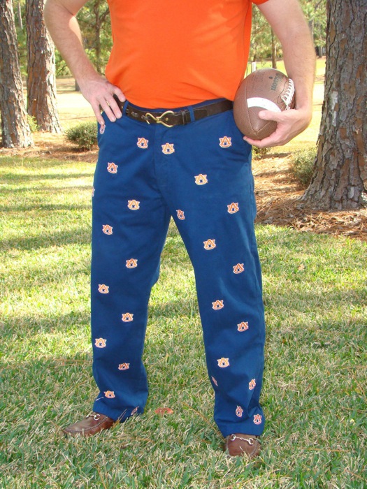 Auburn Blue Stadium Pant photo Courtesy of Pennington & Bailes