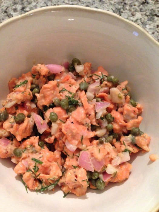 Salmon Tartare photo by Kathy Miller