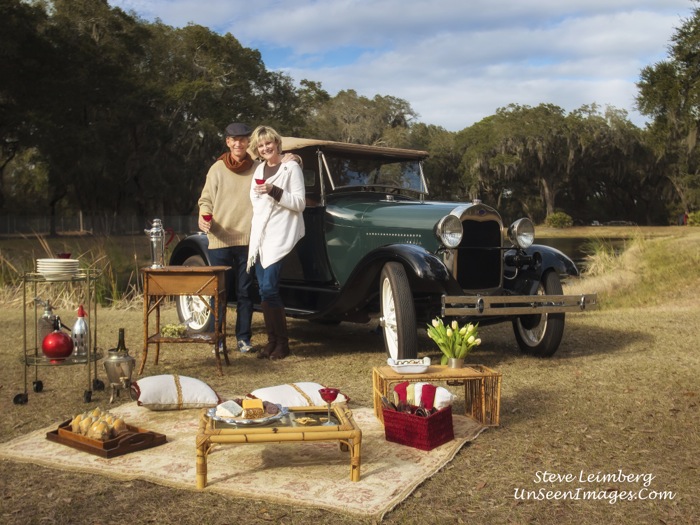 Kathy and Dave Miller with Ford Model A photo by Steve Leimberg, Unseen Images.com