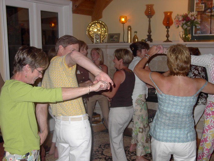 a little dancing, shagging in the Miller home photo by Kathy Miller