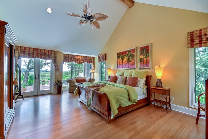 view of the marsh from Miller master bedroom