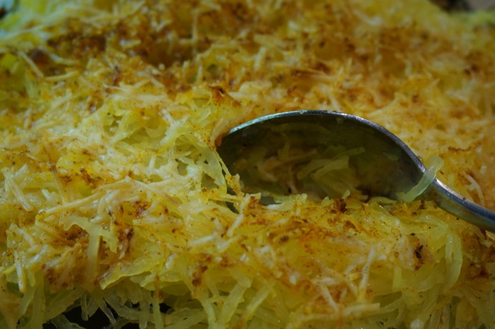 Spaghetti squash casserole photo by Kathy Miller