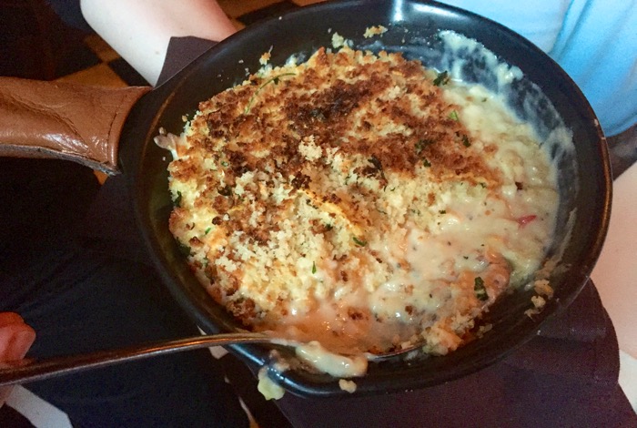 Pepper Jack Creamed Corn Skillet Halls Chophouse, Charleston, SC photo by Kathy Miller