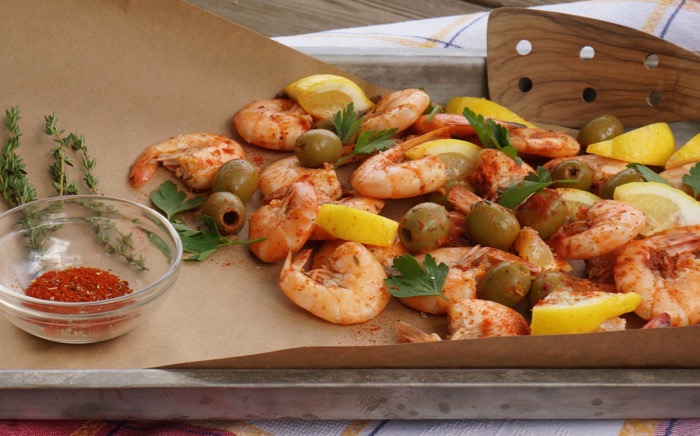 A shrimp Spice Mix helped flavor the shrimp photo by Kathy Miller