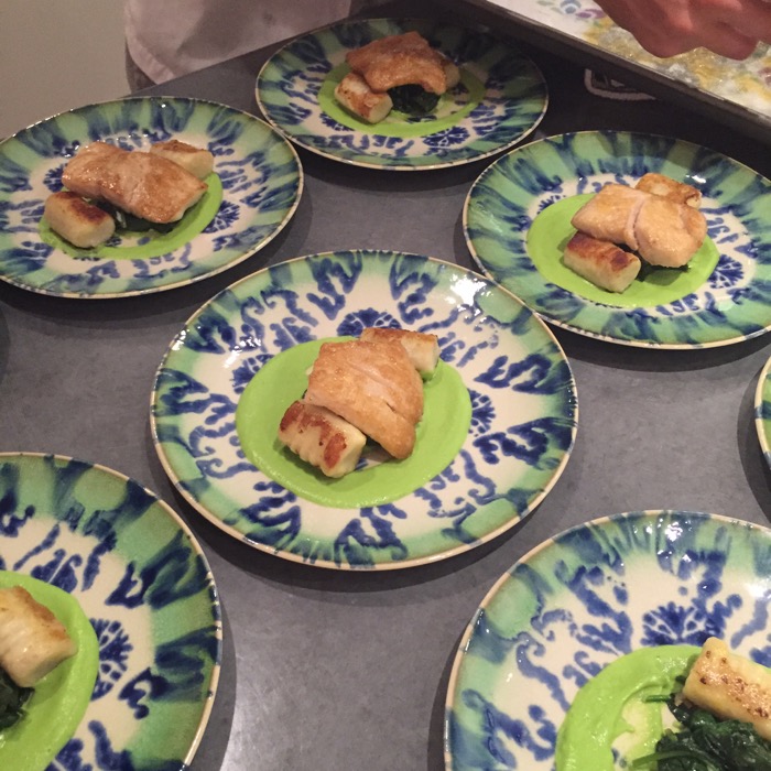 Florida snapper on blue and green plates photo by KathyMillerTime