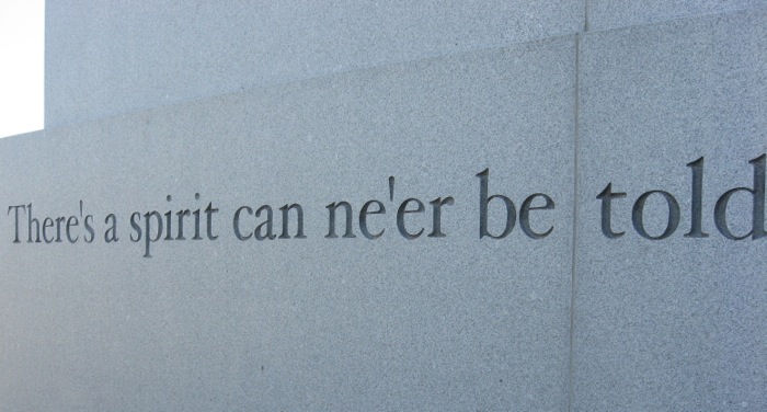 there's a spirit can ne'er be told Texas A&M bonfire memorial photo by Kathy Miller