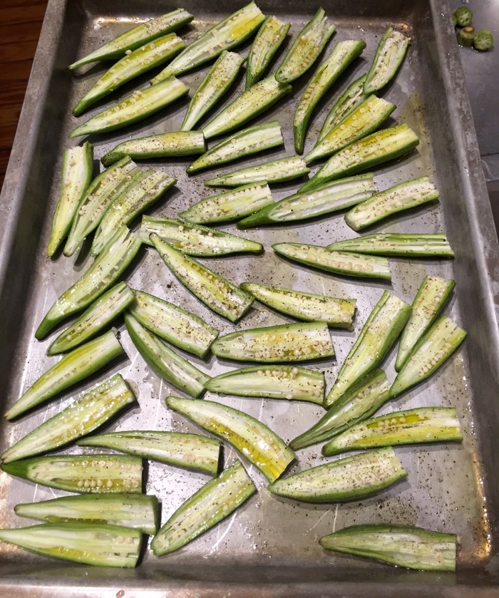 Roasted Okra photo by Kathy Miller