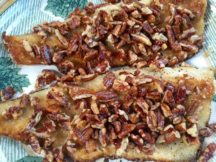 Pecan Crusted Mountain Trout photo by Kathy Miller