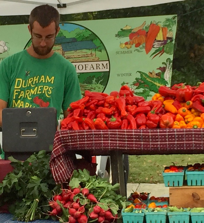 Durham Farmers Market vendor photo by Kathy Miller