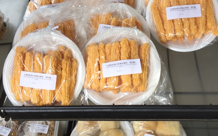 Cheese Straws from Durham Farmers Market photo by Kathy Miller