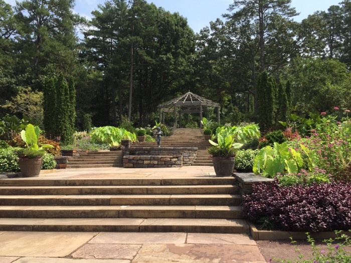 Terraced Garden at Sarah P. Duke Gardens Duke University photo by Kathy Miller