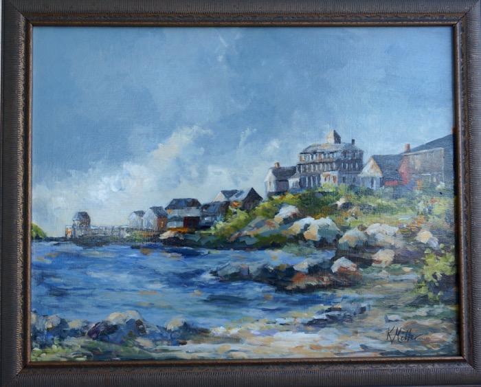 Monhegan Island, Maine painting by Kathy Miller