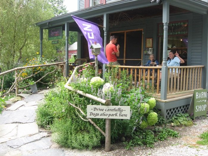 The front porch at Sissy's Kitchen photo by Kathy Miller