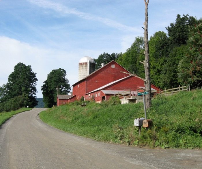 Barn near Haystack Mountain Vermont photo by Kathy Miller