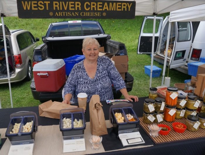 Cheese from West River Creamery photo by Kathy Miller