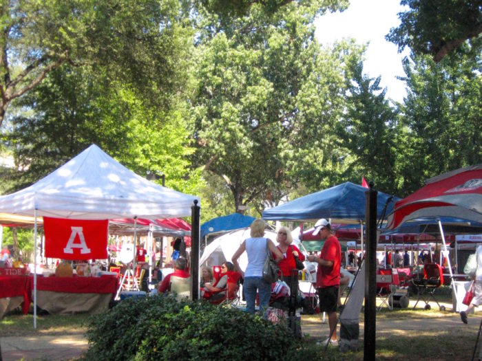 Alabama Tailgating On The Quad photo by Kathy Miller