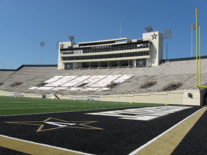 Vanderbilt Stadium Tailgating in Vandyville photo by Kathy Miller