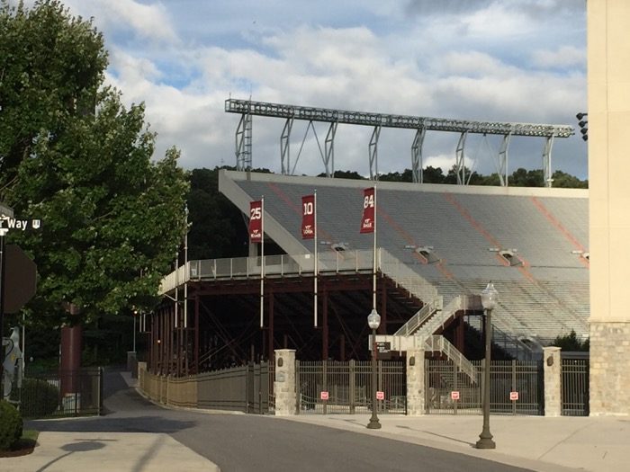 Virginia Tech stadium photo by Kathy Miller