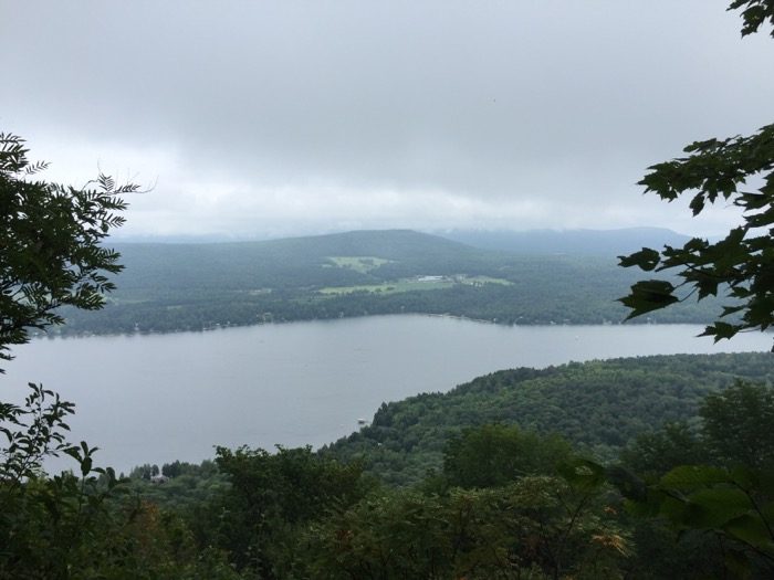 Seymour Lake from Mt Elon photo by Kathy Miller