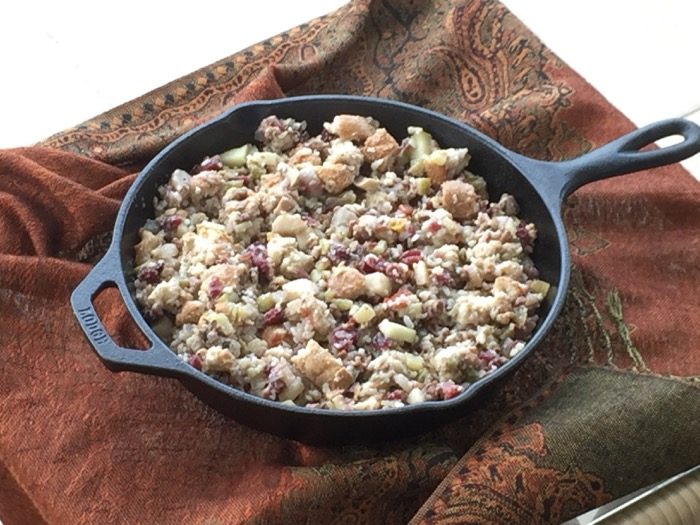 Barbara's veggie Stuffing precooked photo by Kathy Miller