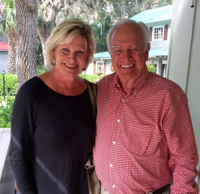 Loran Smith and Kathy Miller at booksigning Plantation Shop Amelia Island Florida photo by Kathy Miller