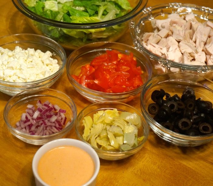 Chipati Salad Ingredients photo for Kathy Miller