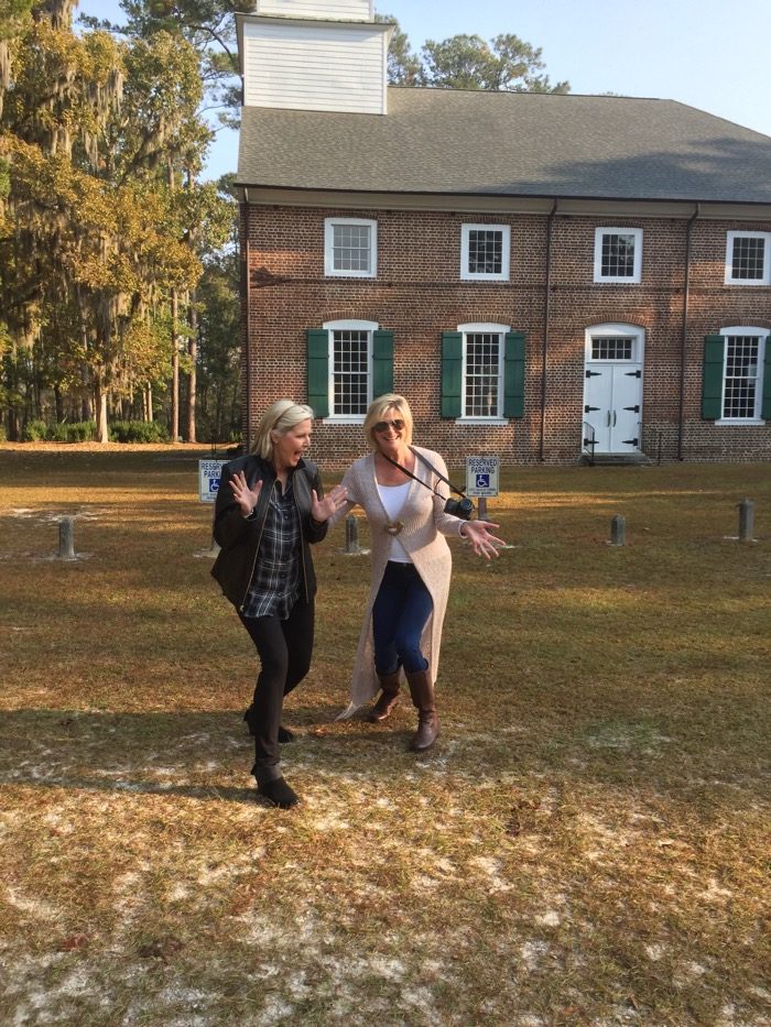 Sisters loving being together in a special place photo by Kathy Miller