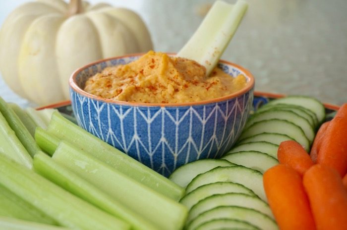 Spicy Sweet Potato Hummus photo by Kathy Miller