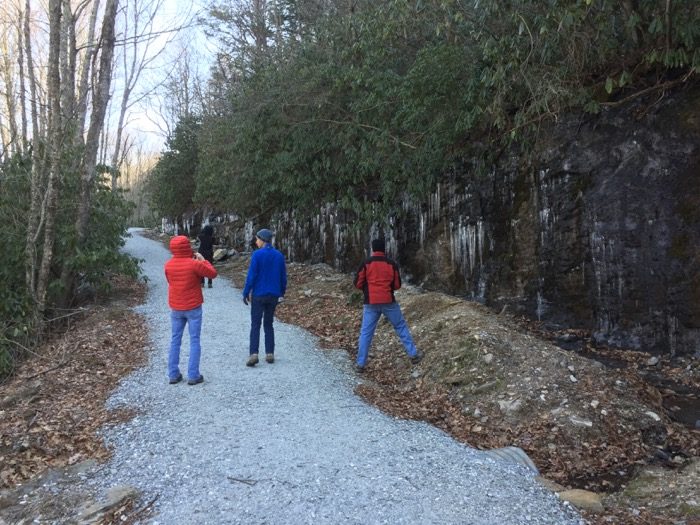 Hiking Whiteside Mountain the grand old mountain photo by Kathy Miller