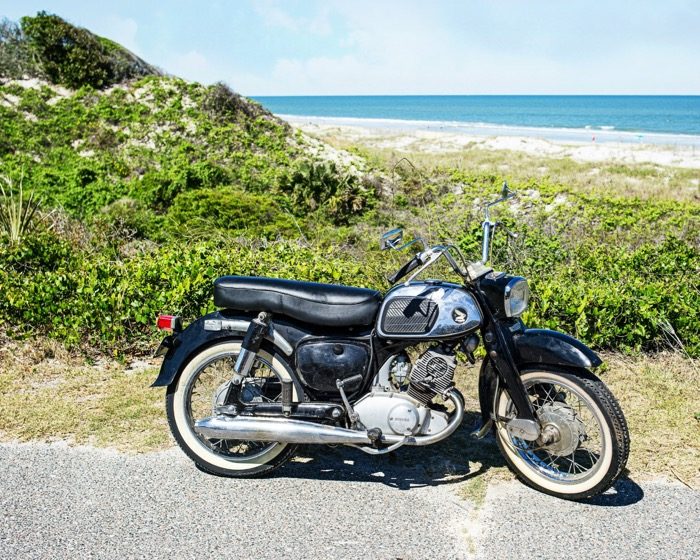 1965 Honda Dream motorcycle photo by Susan Scarborough