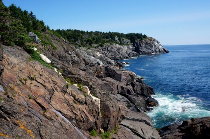 White Head on Monhegan Island overlooking Squeaker Cove with of Black head photo by Kathy Miller