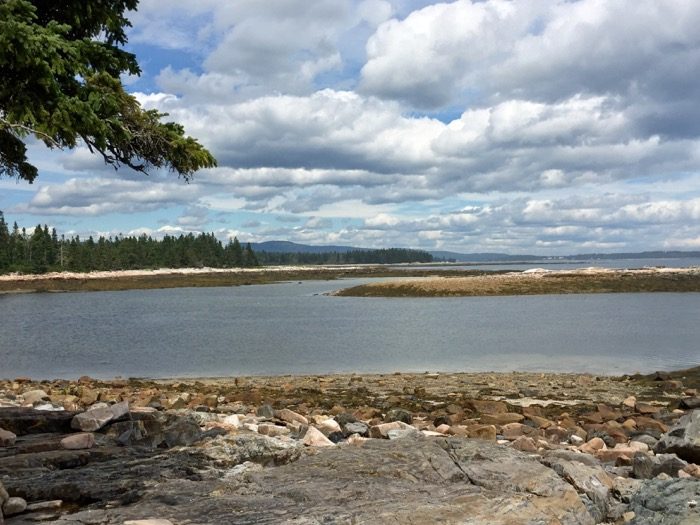 Hiking on Mount Desert Island, Southwest Harbor photo by Kathy Miller