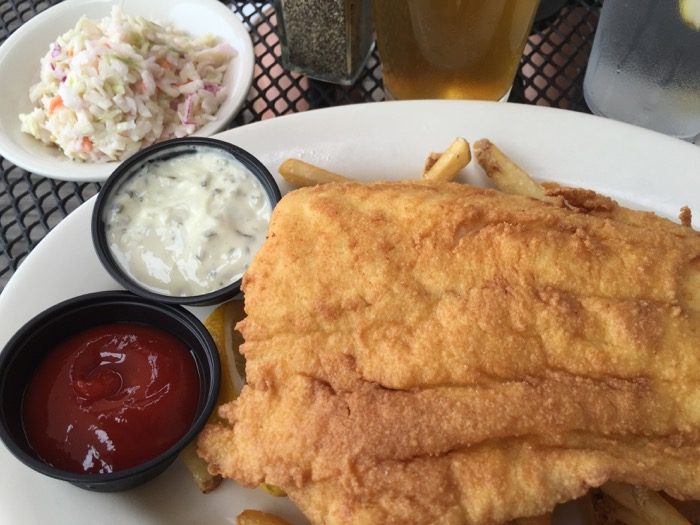 Fried Haddock, Stonington, Maine photo by Kathy Miller