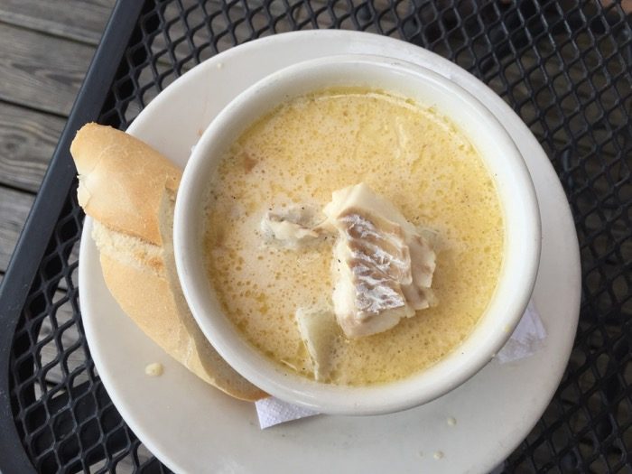 Haddock Chowder in Stonington, Maine photo by Kathy Miller