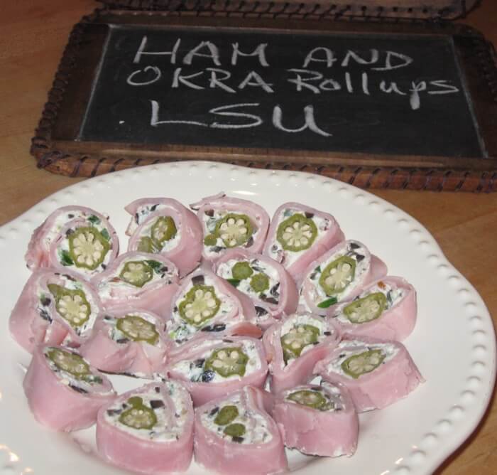 Ham and Okra Rollups photo by Kathy Miller