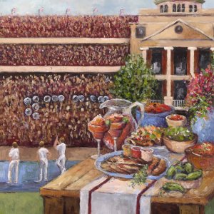 Tailgating In Aggieland painting by Kathy Miller