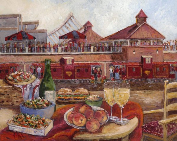 Tailgating on The Cockaboose Railroad - Print