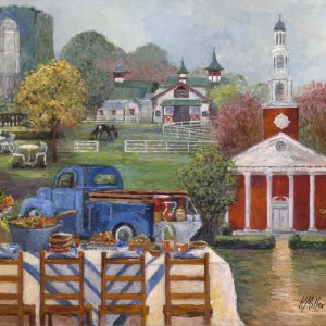 Tailgating in Kentucky Blue Grass Country - Print