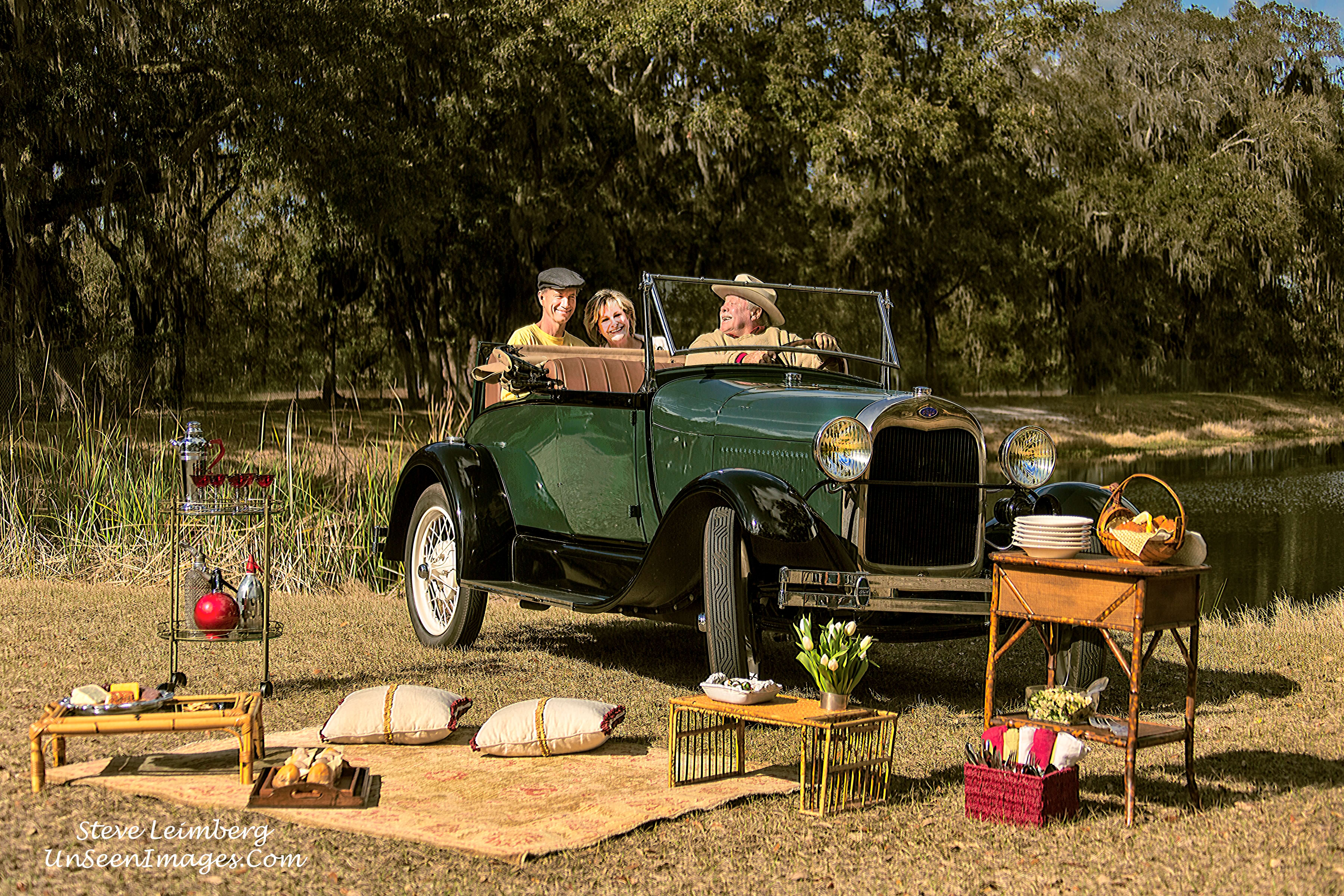 Kathy Miller & Dave Miller with Mike Brookie A Picnic in the Grass Road trip anyone? photo by Steve Leimberg