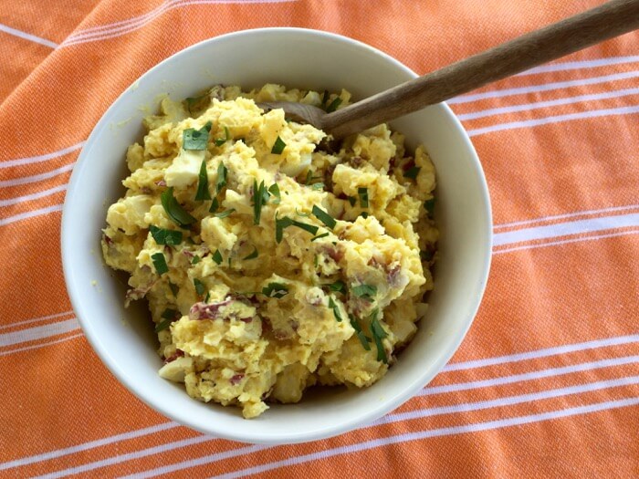 Smashed Tater Salad by Kix Brooks, photo by Kathy Miller