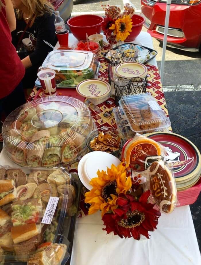 FSU tailgate at Chick-fil-A Kickoff Game photo by Leann Moore