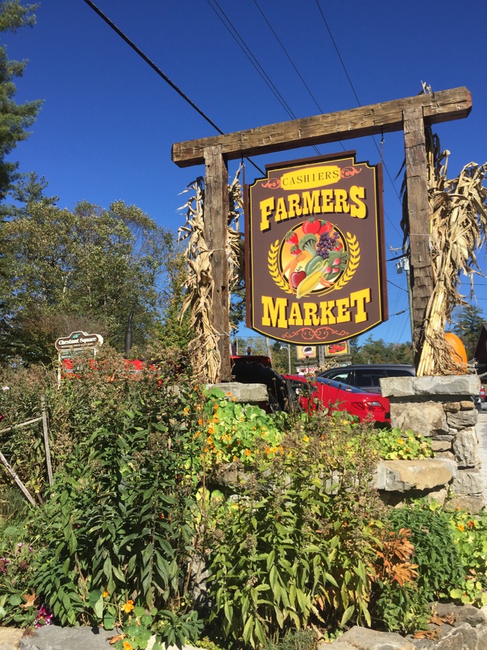 Cashiers Farmers Market in Cashiers, NC photo by Kathy Miller