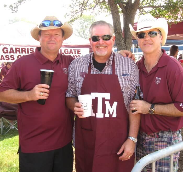 Aggie fans know how to tailgate photo by Kathy Miller