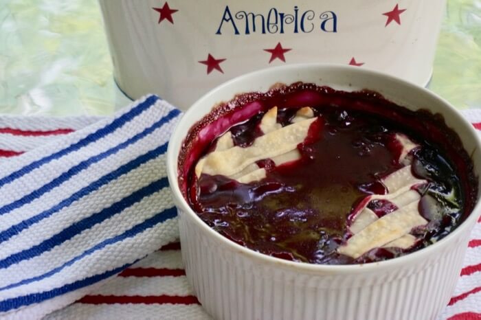 Blueberry Pecan Cobbler photo by Kathy Miller