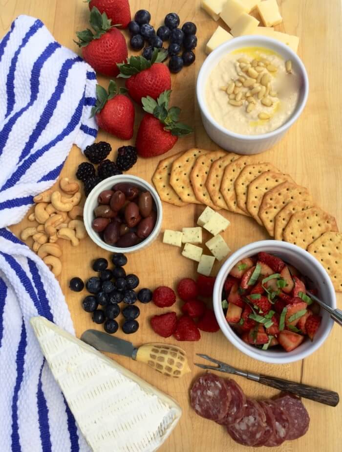 Fruit and Cheese board photo by Kathy Miller