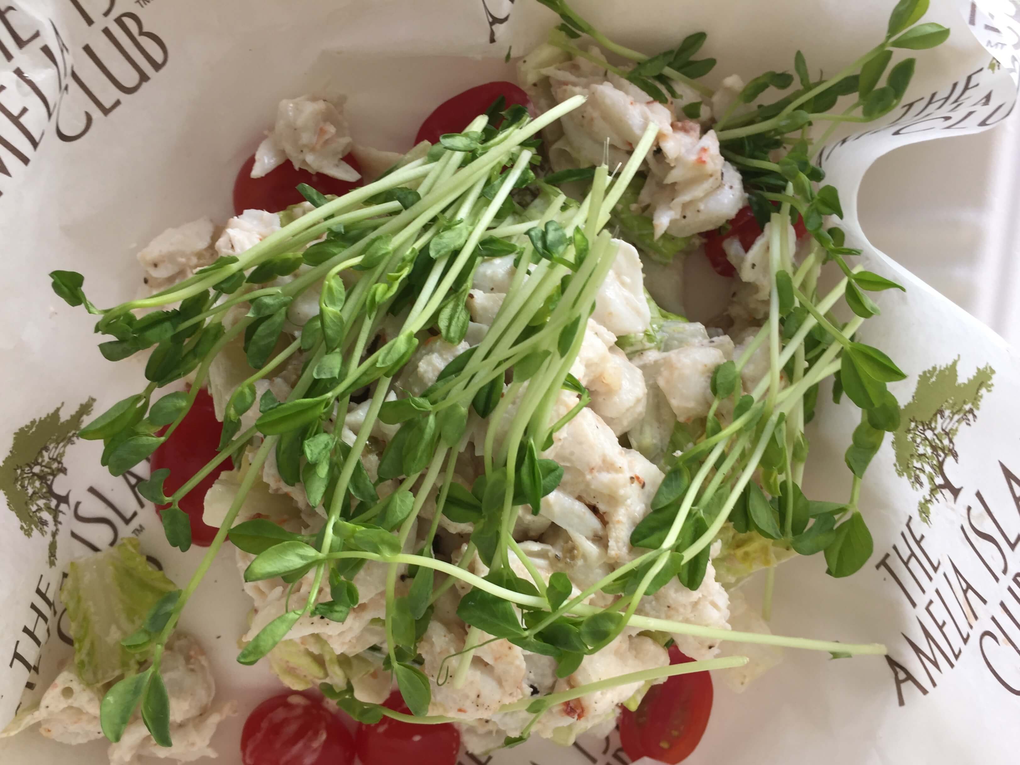 Lump Crab Salad from the Amelia Island Club photo by Kathy Miller