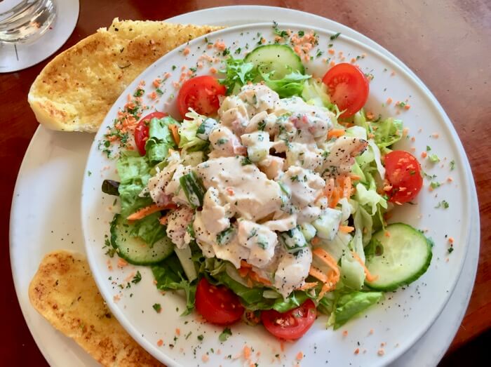 Lobster or Shrimp Salad with Cucumber and special spices photo by Kathy Miller