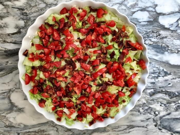 California BLT dip with avocados photo by Kathy Miller 