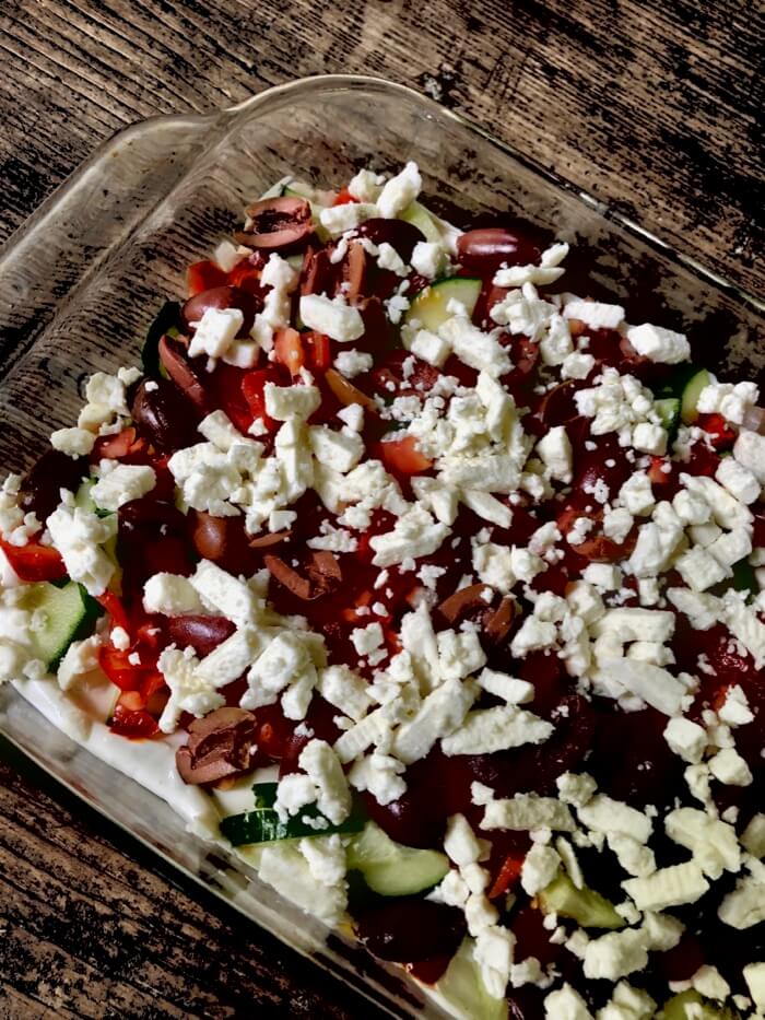 Greek 7 Layer Salad 2 photo by Kathy Miller