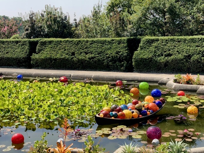 Float Boat-Chihuly at Biltmore photo by Kathy Miller